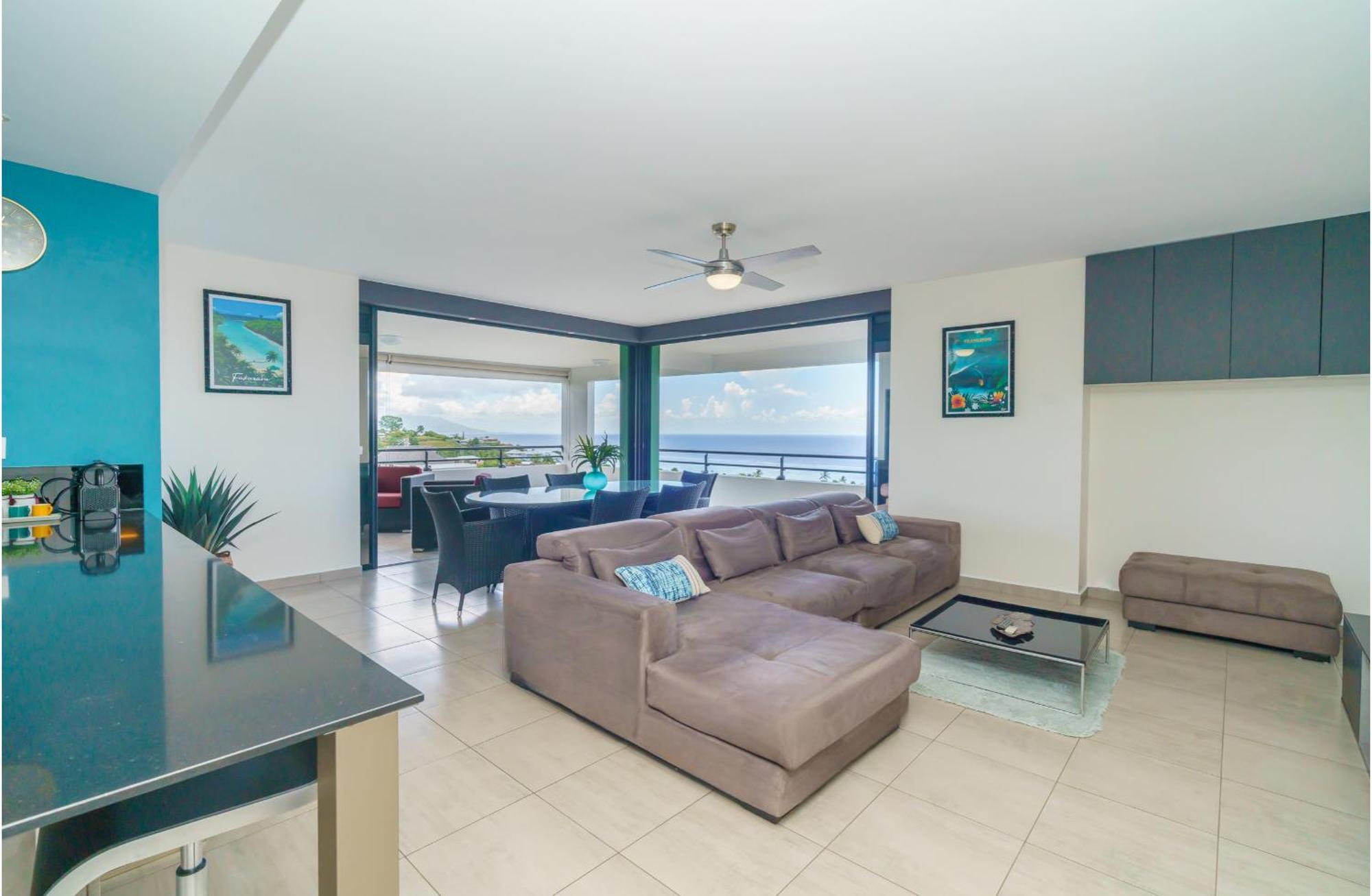파페에테 Kaili Ocean View Luxury 2Br Ac Throughout Fiber Wifi & Pool 아파트 외부 사진
