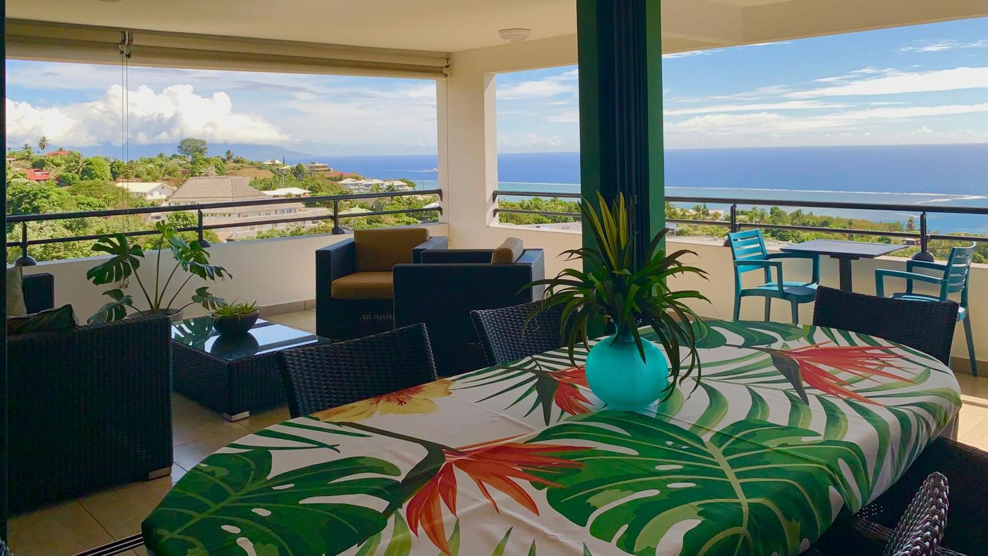 파페에테 Kaili Ocean View Luxury 2Br Ac Throughout Fiber Wifi & Pool 아파트 외부 사진