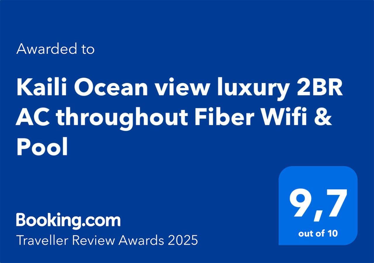 파페에테 Kaili Ocean View Luxury 2Br Ac Throughout Fiber Wifi & Pool 아파트 외부 사진